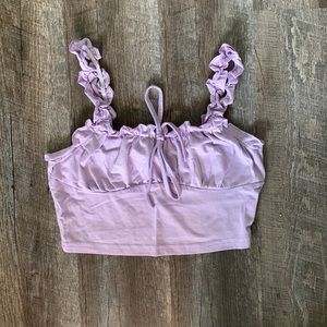 Purple Crop Top